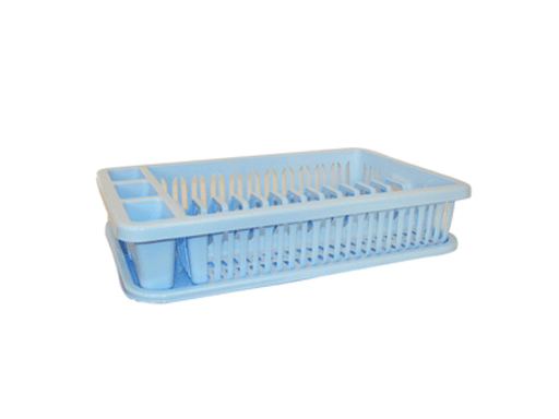 Сушилка для посуды_МраморныйМ 1174(пластик)