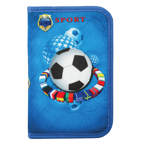 Пенал 1 отделение, откидная планка, для начальной школы, мальчик, Высшая лига, 19*13 см, ПН-4703