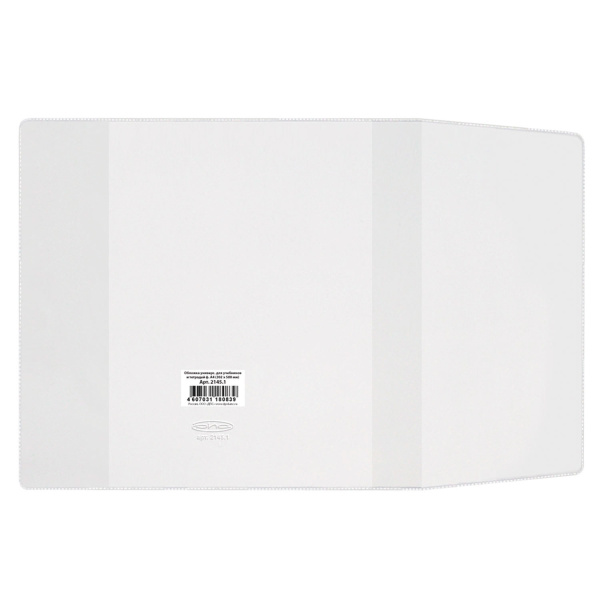 Обложка ПВХ д/учебника и тетради А4 универс. 302*622 мм прозр. 2145.1