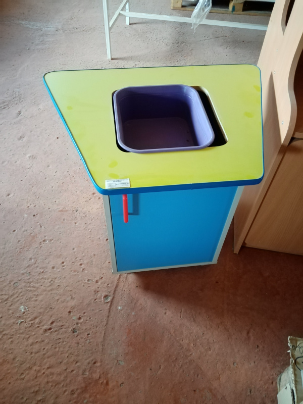 Тумба с мойкой для детской кухоньки 550*730*595мм