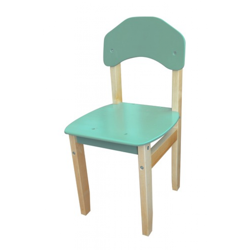 Стул детский "МиФ" (спинка и сиденье зеленые) гр. 1