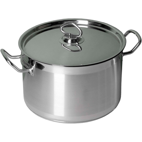 Кастрюля 5 л., Luxstahl. Материал: нержавеющая сталь Тройное дно. Диаметр: 235 мм. Высота: 130 мм 