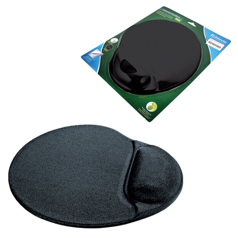 Коврик для мыши DEFENDER гелевый GL009/908 черный, лайкра D50905
