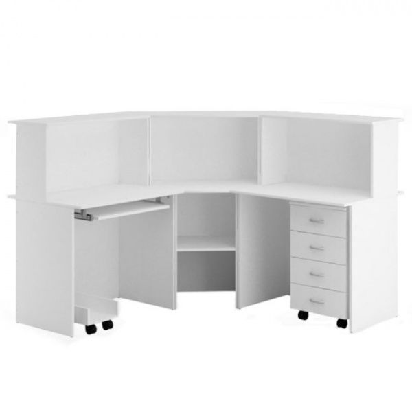 Стол-пост медсестры АСК ПМ.01.00. Размеры: 1700*1700*1200мм