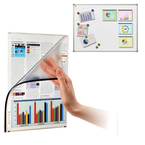 Магнитные папки-уголки BOARDSYS для досок, КОМПЛЕКТ 5шт., формат А4, 220*300 мм, ФМ-А4