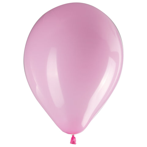 Шары воздушные ZIPPY (ЗИППИ) 10" (25 см), комплект 50 шт., розовые, в пакете, 104179