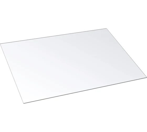 Пластик листой, белый,  ПВХ. А4 толщина 2 мм