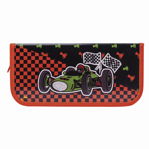 Пенал 1 отделение BRAUBERG, для начальной школы, мальчик, Болид, 19*9 см, 104354