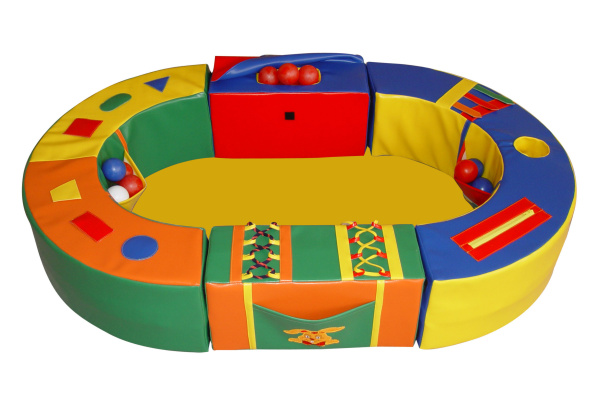 Дидактический комплект - манеж разборный,100*120*30 Дидактический комплект - манеж разборный,100*120*30