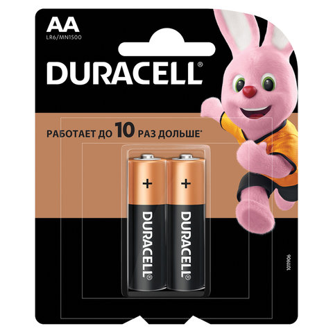 Батарейки DURACELL Basic, AA LR6, Alkaline, 1,5 В