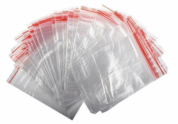 Пакеты с замком "зиплок" (гриппер), КОМПЛЕКТ 100шт., 80х120мм, 32 мкм