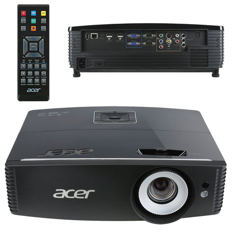 Проектор ACER P6600, DLP, 1920×1200, 16:10, 5000 лм, 20000:1, 4,5 кг