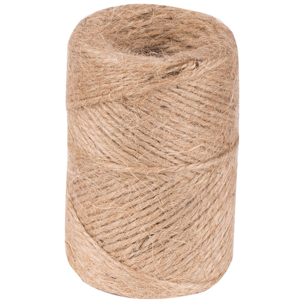 Шпагат джутовый OfficeSpace, полированный, 1200текс, 2 нити, d1,5мм, 100м, сменный блок