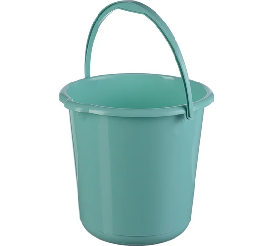 Ведро  5л аквамарин М пластик