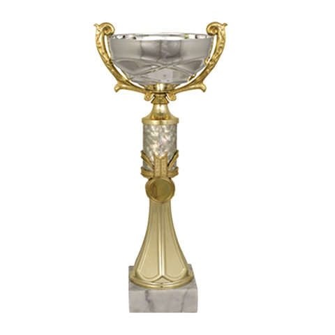 Кубок металлический "Тадеус" (120х100х270 мм), основание мрамор, "золото", 8321-270-000
