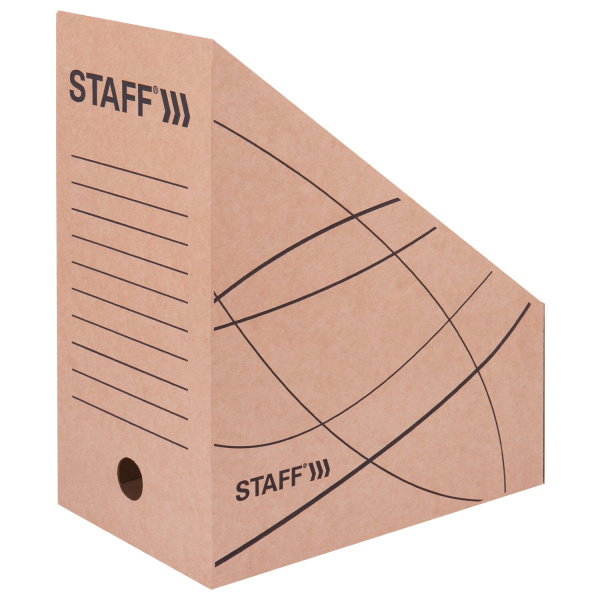Накопитель документов, Стойка-угол STAFF, 150 мм, бурый, до 1400л., 126515