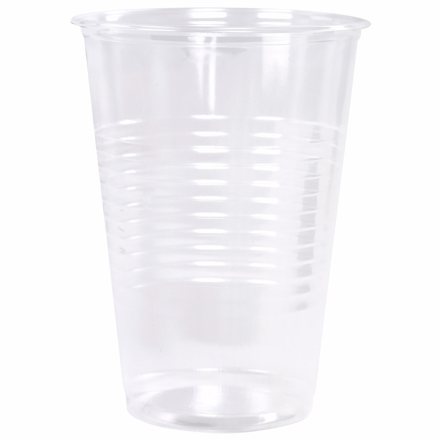 Одноразовые стаканы ЛАЙМА Бюджет, КОМПЛЕКТ 100шт., пластиковые 0,2л, прозрачные