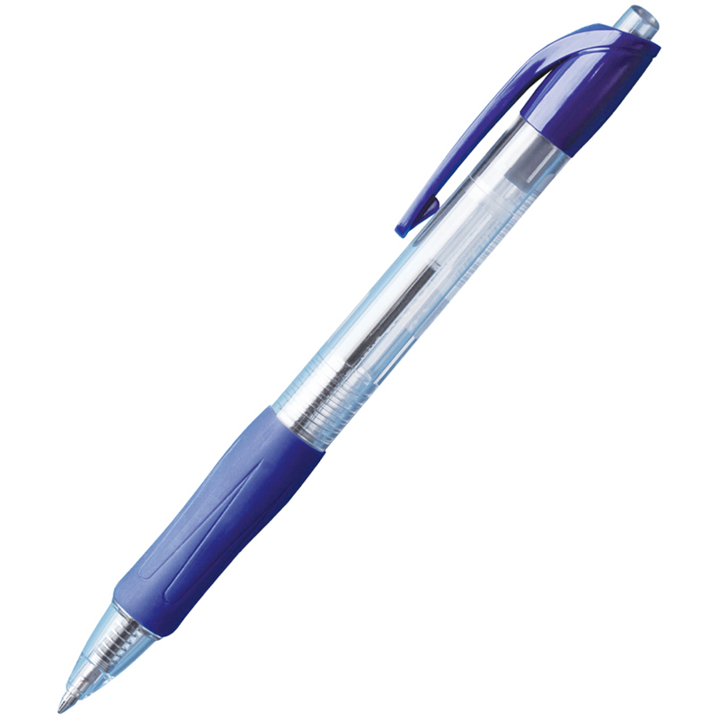 Ручка шариковая автоматическая Crown "CEO Ball" синяя, 0,7мм, грип АВ-2000R