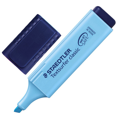 Текстмаркер STAEDTLER (Штедлер, Германия) "Textsurfer classic", скошен.наконеч, 1-5мм, флюор.син, 36