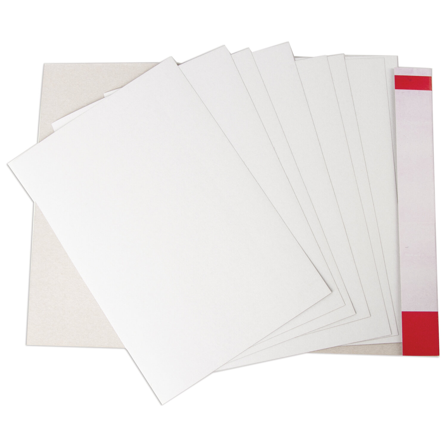 Картон белый А4 немелованный,  8 листов, в папке, BRAUBERG, 200х290мм, Барсик 1, 129902