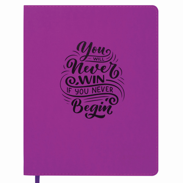 Дневник 1-11 класс 48л, обложка кожзам (гибкая), принт, BRAUBERG DAZZLE, фиолетовый, 105456