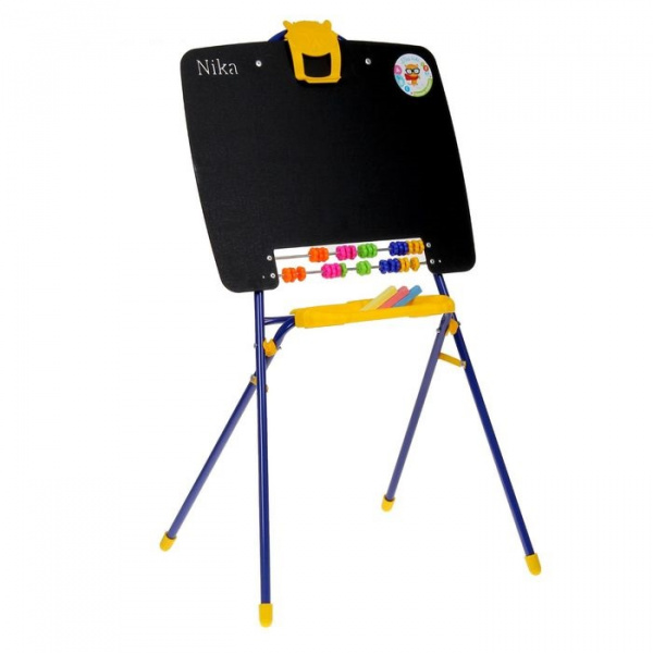 Мольберт односторонний, цвет синий, 35,5 см × 53 см × 96,5 см