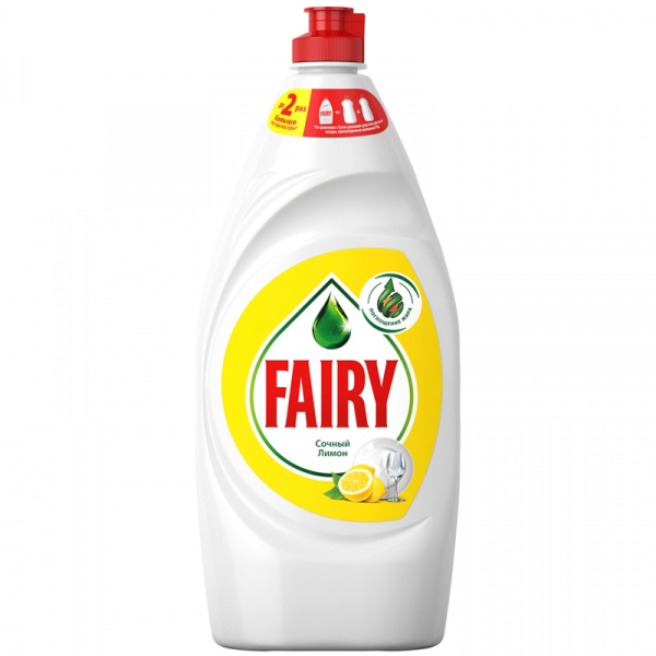 Средство для мытья посуды Fairy 900мл "Сочный лимон"