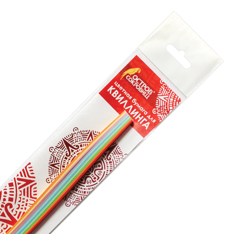 Бумага для квиллинга РАДУГА, 10 цв., 100 полос, 3мм*300мм, 80г/м, ОСТРОВ СОКРОВИЩ, 128749 Бумага для квиллинга РАДУГА, 10 цв., 100 полос, 3мм*300мм, 80г/м, ОСТРОВ СОКРОВИЩ, 128749