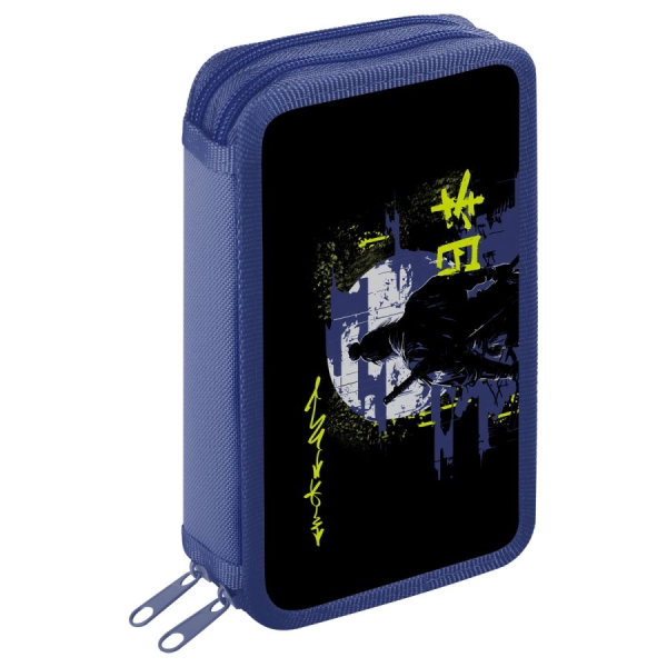 Пенал 2 отделения, 190*110 ArtSpace "Samurai", ламинированный картон