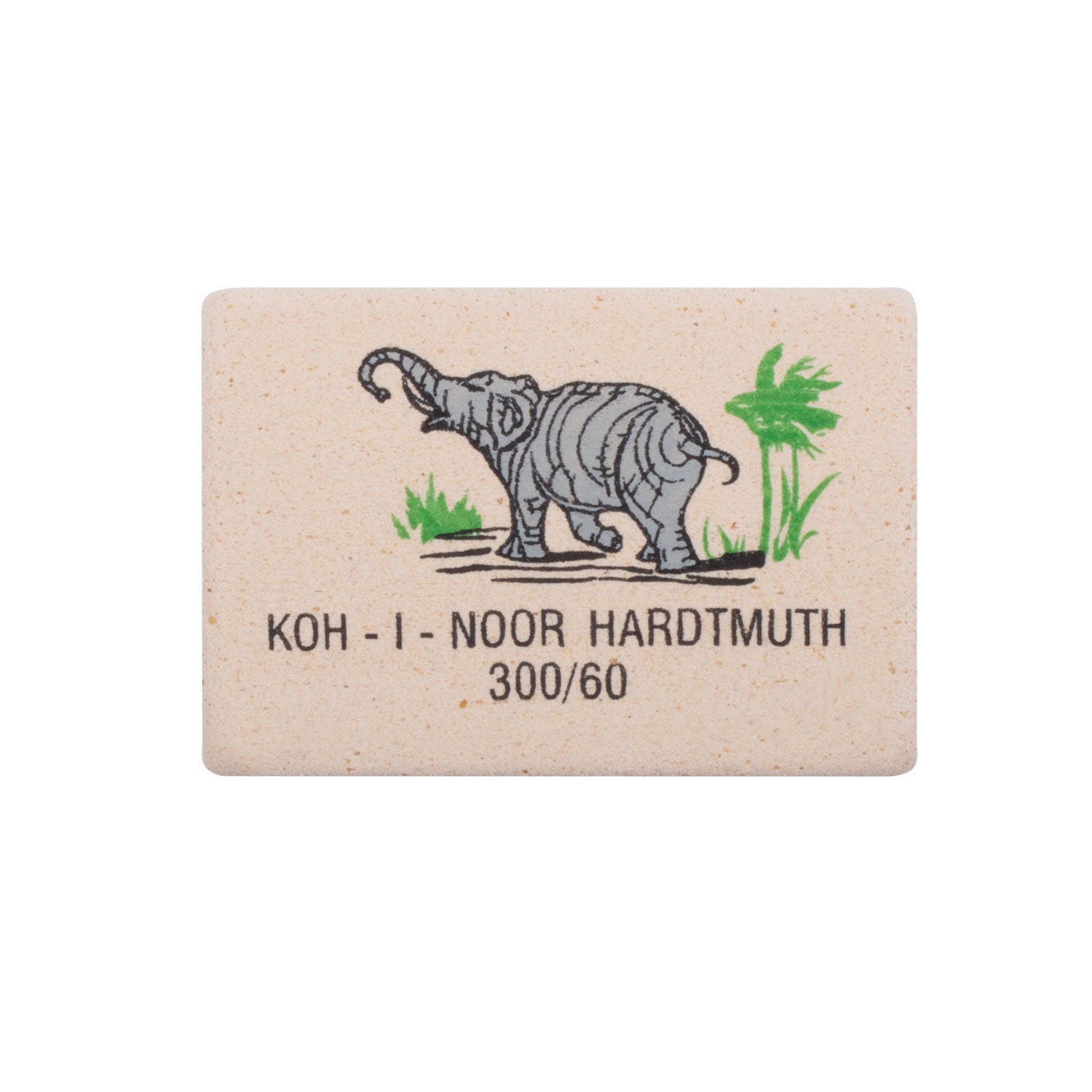 Резинка стирательная KOH-I-NOOR "Слон" прямоугольная, 31x21x8 мм, цветная, картонный дисплей, 300/60