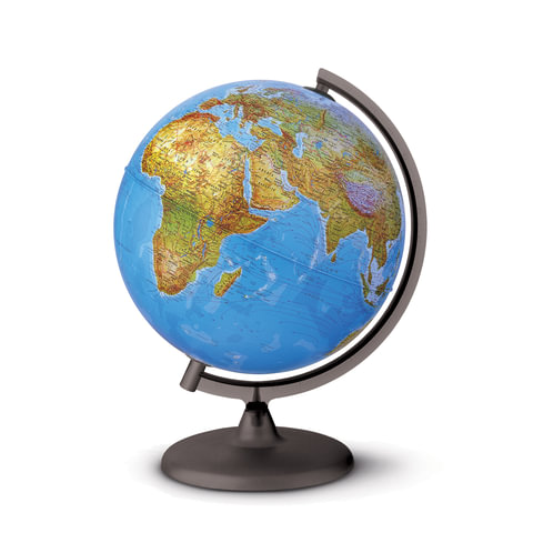 Глобус физический/политический TECNODIDATTICA "Orion"(Италия),диам250мм,с подсветкой,0325ORRS0FI1G12