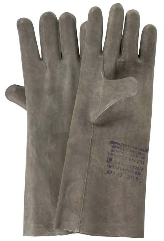 Перчатки диэлектрические шовные до 1000В (РТИ)