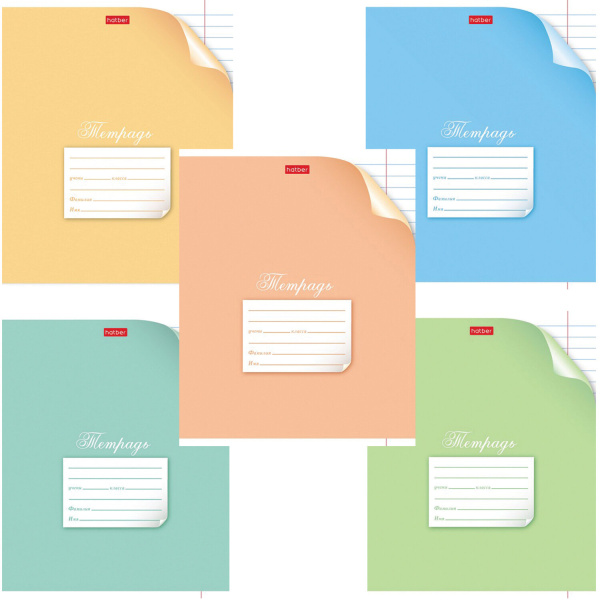 Тетрадь 12л. HATBER линия, обложка картон, С уголком, 12Т5В2 Тетрадь 12л. HATBER линия, обложка картон, С уголком, 12Т5В2