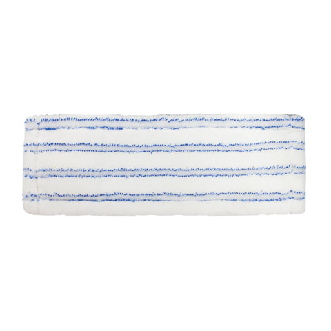 Насадка МОП плоская для швабры/держателя 40 см, уши/карманы (ТИП У/К), микрофиб/абр, "Экомоп" НАС154