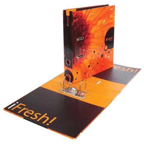 Папка-регистратор "Хатбер" HD, 2-х стороняя запечатка, 70 мм, IFRESH-цветок, ПР4_11260(V119754)