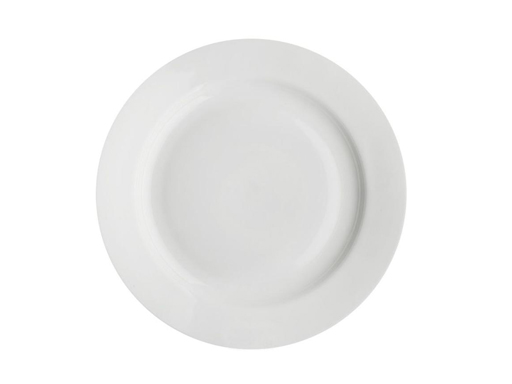 Тарелка мелкая диам. 175 мм Гладкий край Белая