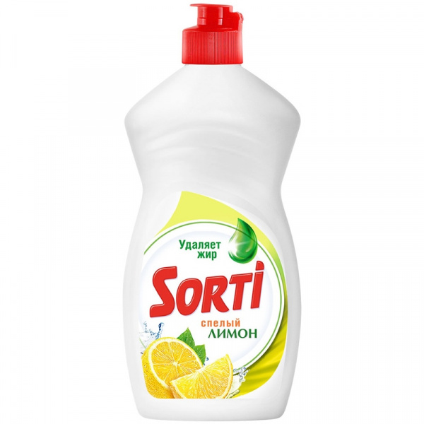 Средство для мытья посуды Sorti 450мл "Gel Active. Лимон"