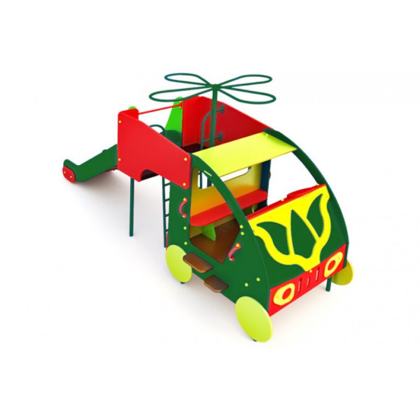 "Вертолет", 3-7 лет, влагостойкая фанера, общая высота 1900мм