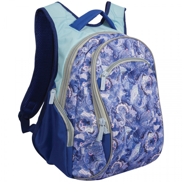 Рюкзак Berlingo Style "Lavender blue" 39*33*23см, 2 отделения, 3 кармана, эргоном спинка RU038071