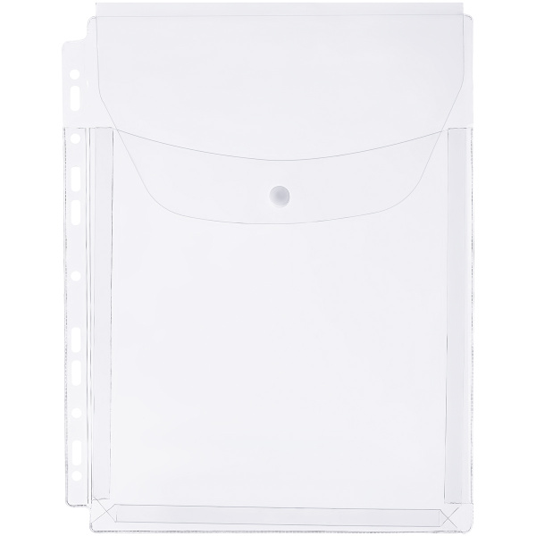 Папка-вкладыш с перфорацией на кнопке OfficeSpace А4, ПВХ, 180мкм, глянцевая, расширяющаяся до 250л. Папка-вкладыш с перфорацией на кнопке OfficeSpace А4, ПВХ, 180мкм, глянцевая, расширяющаяся до 250л.