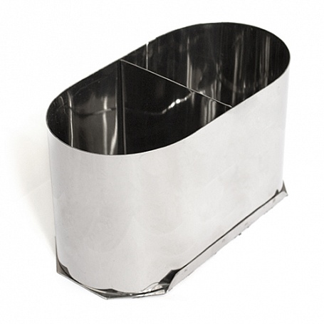 Кассета для столовых приборов 2 отделения нерж. 