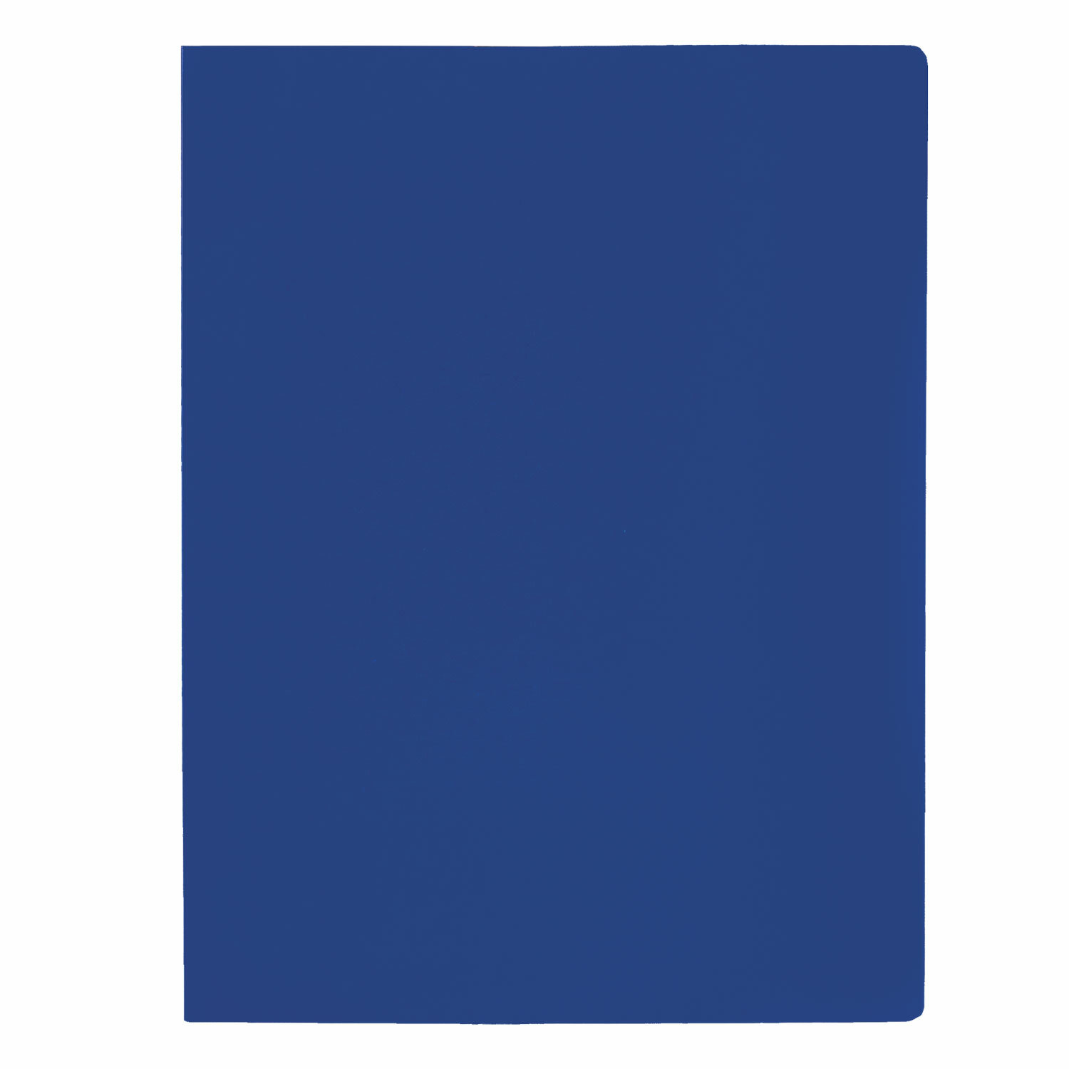 Папка с боковым металлическим прижимом STAFF, синяя, до 100 листов, 0,5 мм, 229232 