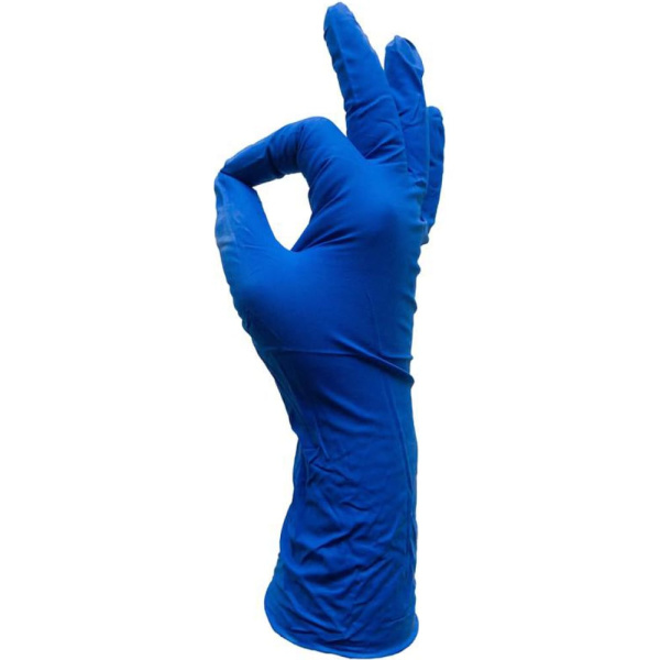 Перчатки латексные прочные синие S, 50 шт/уп. (для контакта с пищ.продуктами) Перчатки латексные прочные синие S, 50 шт/уп. (для контакта с пищ.продуктами)