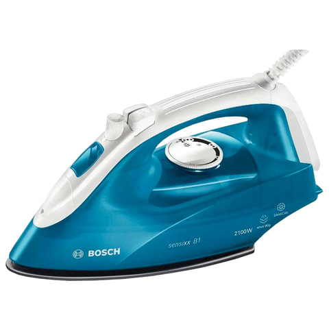 Утюг BOSCH TDA2610, 2000Вт, терморегулятор, керамическая поверхность, самоочистка, голубой Утюг BOSCH TDA2610, 2000Вт, терморегулятор, керамическая поверхность, самоочистка, голубой