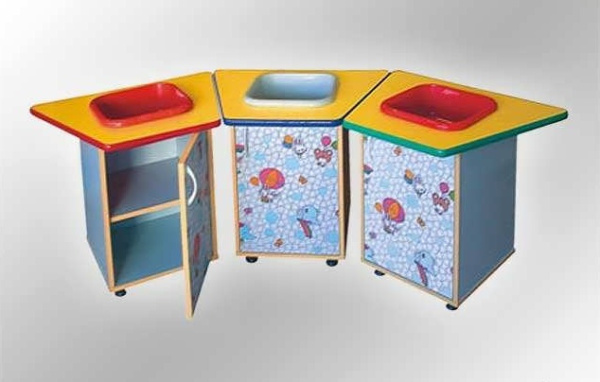 Стол для игр с водой и песком "Ариэль-1" (600*1500*560) Д-146