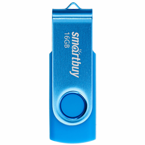 Флеш-диск 16 GB SMARTBUY Twist USB 2.0, синий
