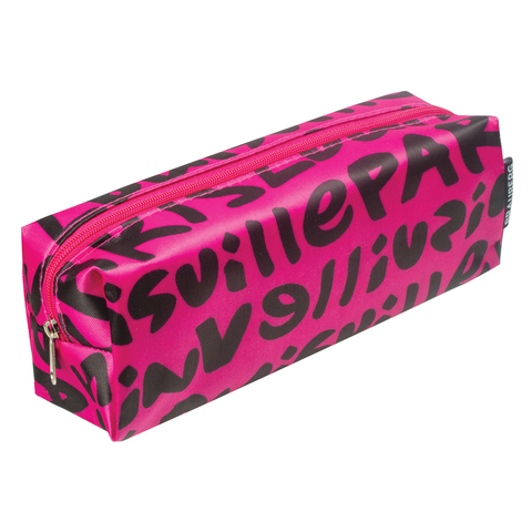 Пенал-косметичка BRAUBERG для средней школы, дев. "Letters" (Буквы), 20*6*5см, 223270