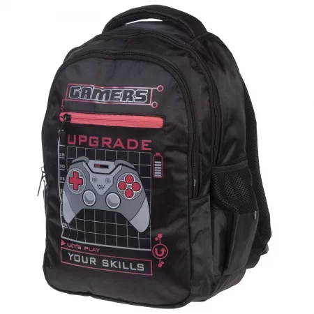 Рюкзак Hatber BASIC STYLE -Геймер- 41х30х15 см полиэстер светоотраж. 2 отделения 3 кармана