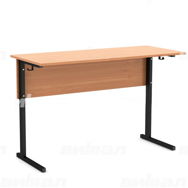 Стол ученический 2-местный 1200*500*760 6гр.м/к черный