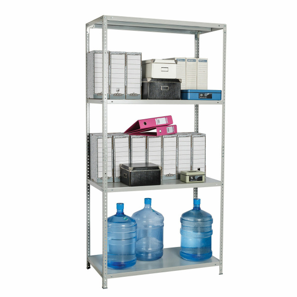 Стеллаж металлический BRABIX "MS-185/40/70-4", 1850х700х400 мм), 4 полки, 291103, S241BR354402